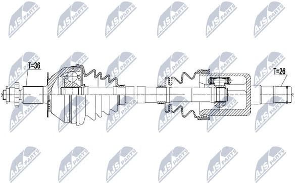 Drive Shaft NPW-VW-125 - image 4