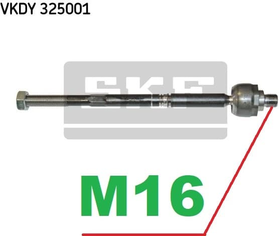 Tie rod inner (rack end) VKDY 325001