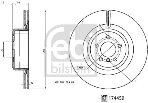 Brake Disc 174459