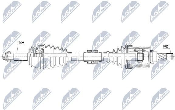 Drive Shaft NPW-NS-072 - image 4
