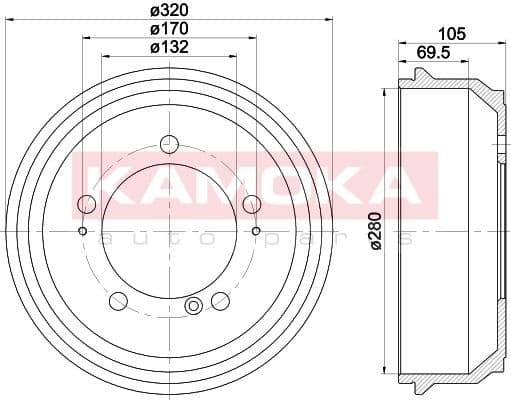 Brake Drum 104030