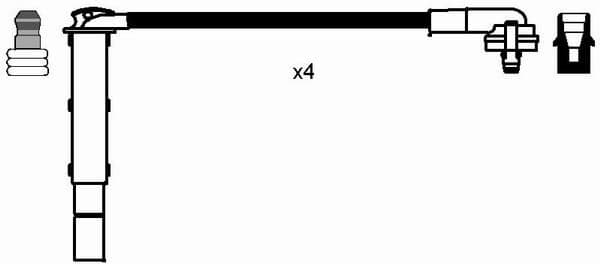 Ignition Cable Kit RC-FD545