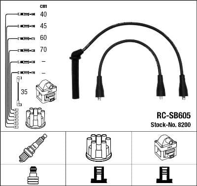 Ignition Cable Kit RC-SB605