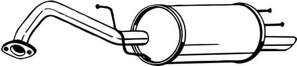 Rear Muffler 141-009