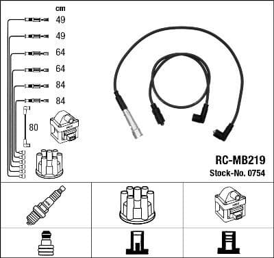 Ignition Cable Kit RC-MB219