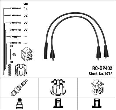 Ignition Cable Kit RC-OP402