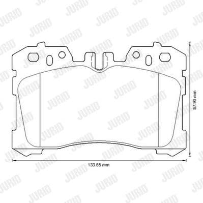 Brake Pad Set, disc brake 572647J - image 2