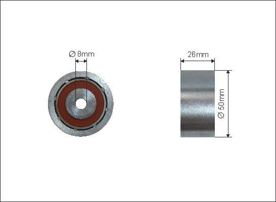 Tensioner belt 138-22