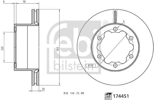 Brake Disc 174451