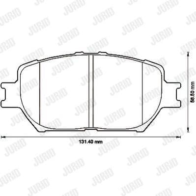 Brake Pad Set, disc brake 572553J - image 2