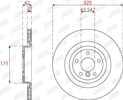Brake Disc COAT+ 563323JC