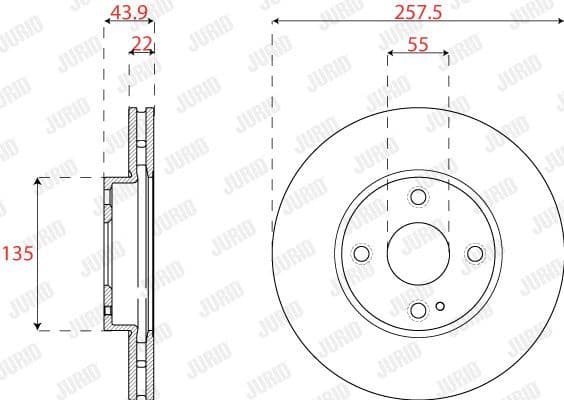 Brake Disc COAT+ 563324JC