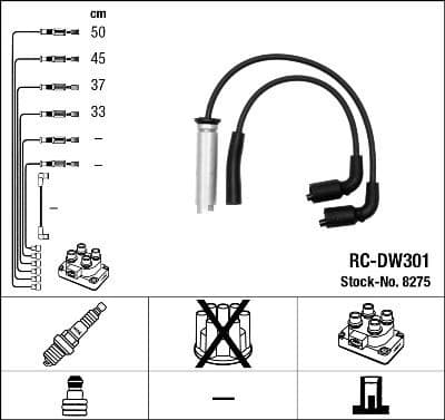 Ignition Cable Kit RC-DW301