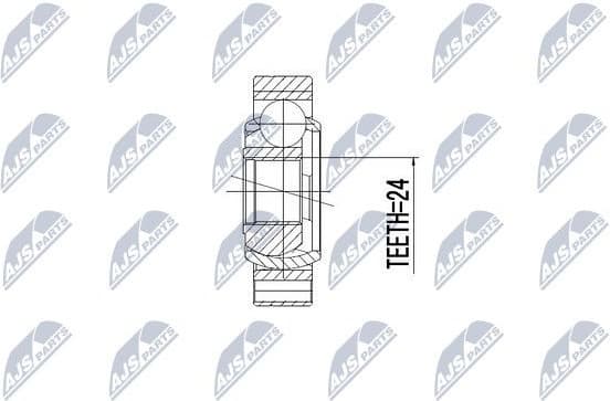 Joint Kit, drive shaft NPW-BM-034 - image 2