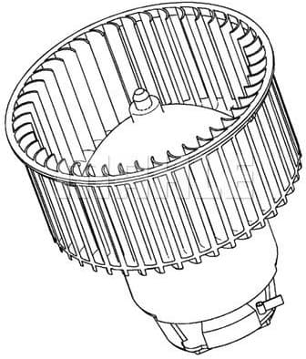 Interior Blower BEHR *** PREMIUM LINE *** AB 118 000P - image 2