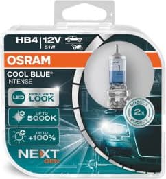 Osram Bulbs HB4 12V CoolBlue Intense NextGen kompl. 2vnt - Autoera