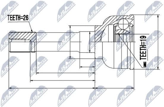 Joint Kit, drive shaft NPZ-SU-023 - image 2