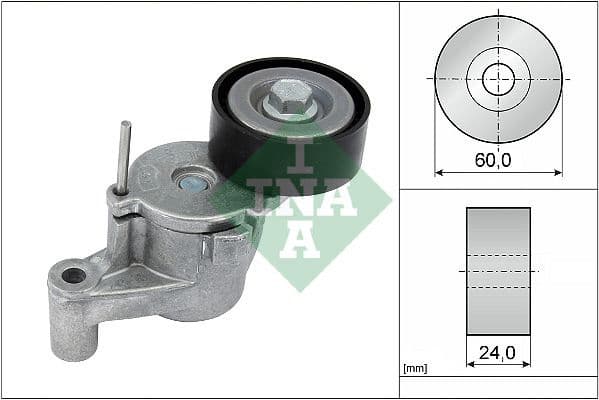 Belt Tensioner, V-ribbed belt 534 0726 10