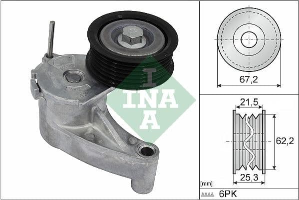 Belt Tensioner, V-ribbed belt 534 0710 10