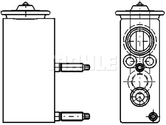 Expansion Valve, air conditioning BEHR *** PREMIUM LINE *** AVE 67 000P - image 2