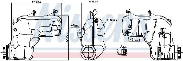Expansion Tank, coolant ** FIRST FIT ** 996166