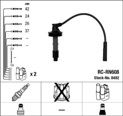 Ignition Cable Kit RC-RN608
