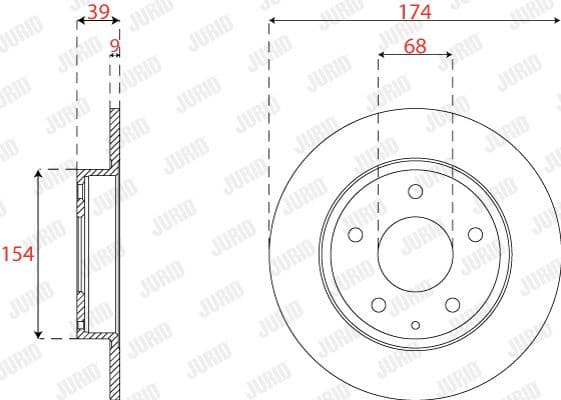 Brake Disc COAT+ 563286JC