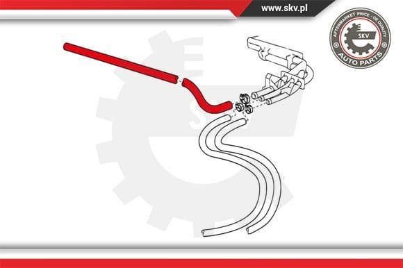 Radiator Hose 24SKV265 - image 4