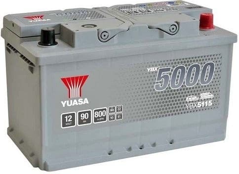 Starter Battery YBX5000 Silver High Performance SMF Batteries YBX5115