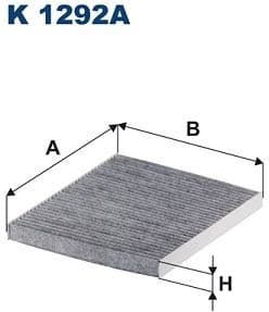 Filter, cabin air K 1292A