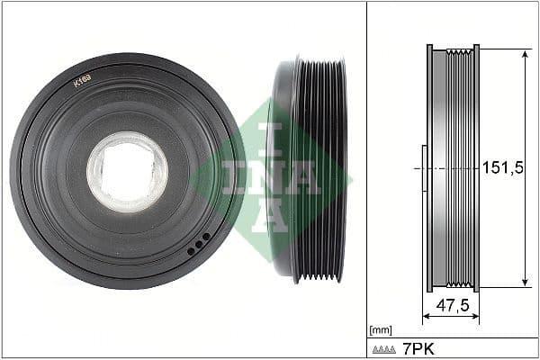 Pulley crankshaft 544013610