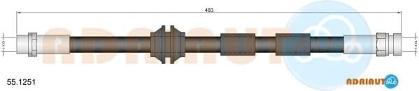 Brake hose front 55.1251