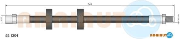 Brake hose front 55.1204