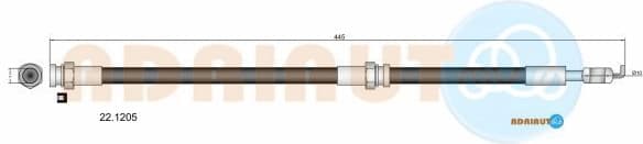 Brake hose front 22.1205