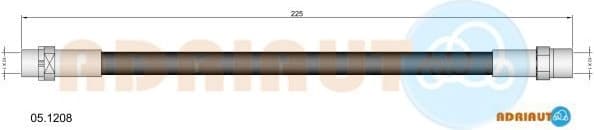 Brake hose rear 05.1208
