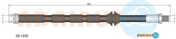 Brake hose front 05.1230