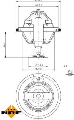 Thermostat, coolant EASY FIT 725077 - image 5