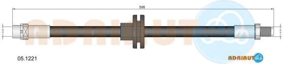 Brake hose front 05.1221