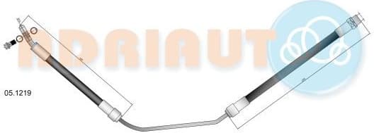 Brake hose rear 05.1219