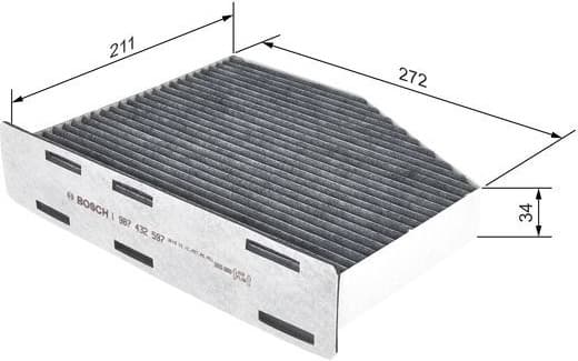 Filter, cabin air 1 987 432 597 - image 5