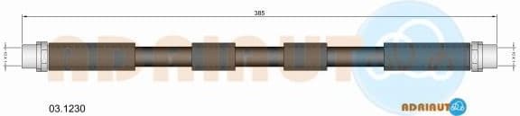 Brake hose front 03.1230