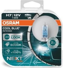 Osram Bulbs H7 12V CoolBlue Intense NextGen kompl. 2vnt - Autoera