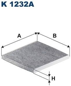 Filter, cabin air K 1232A