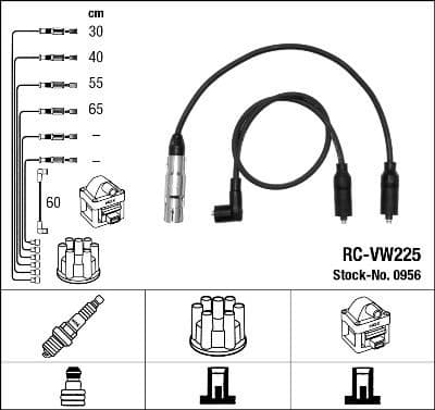 Ignition Cable Kit RC-VW225