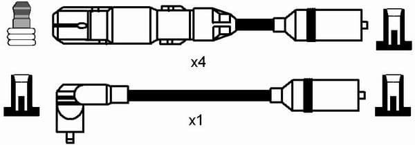 Ignition Cable Kit RC-VW225 - image 2