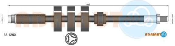 Brake Hose 35.1260