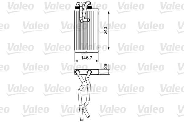 Heat Exchanger, interior heating 811525