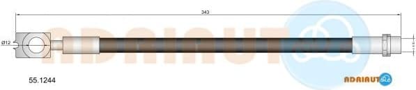 Brake hose rear 55.1244