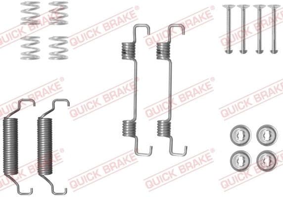 Brake shoes accessory kit 105-0052