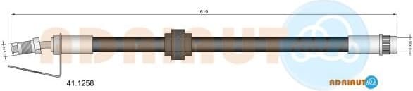 Brake Hose 41.1258